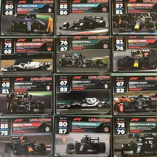 Topps F1 turbo attax cards
