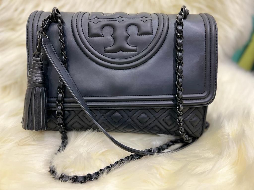 Tory Burch Small Fleming Matte Convertible Shoulder Bag