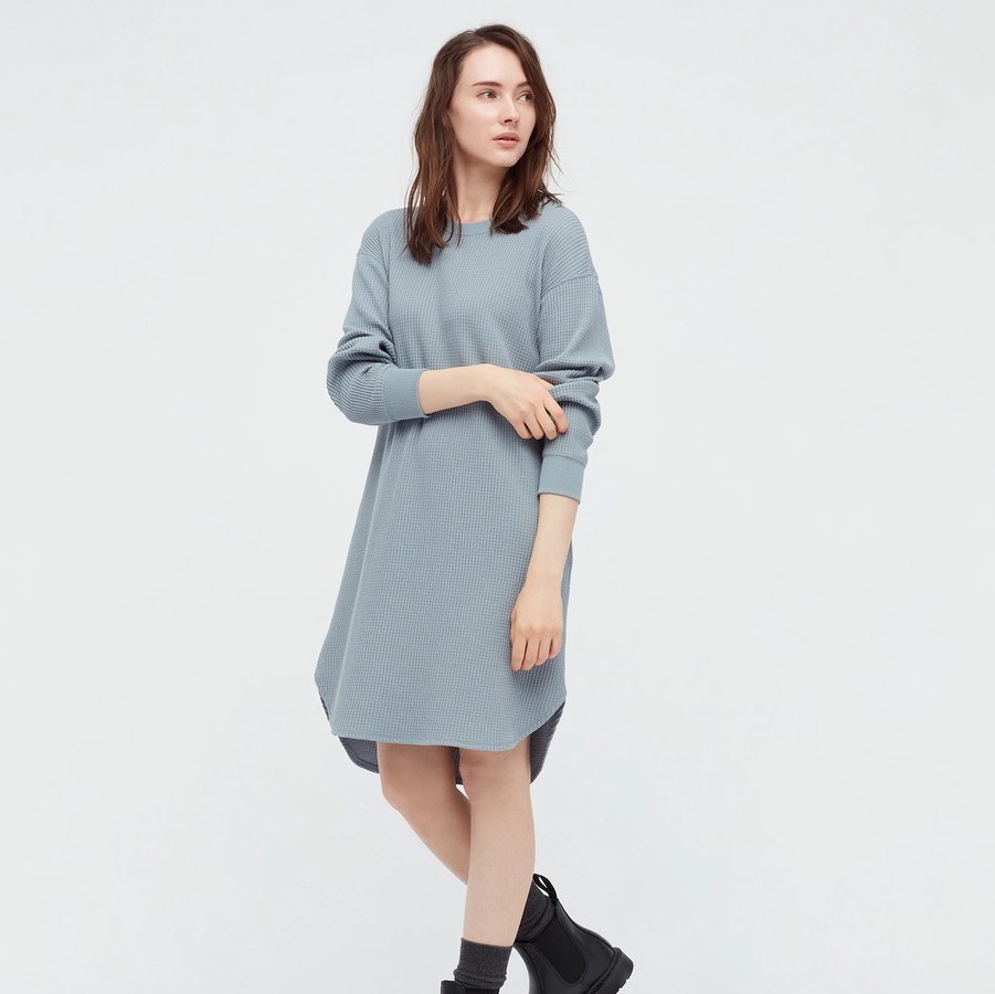 Uniqlo sweatshirt dress hotsell