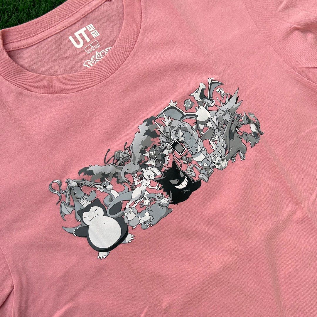 Uniqlo x Pokemon Tee Shirt Pink