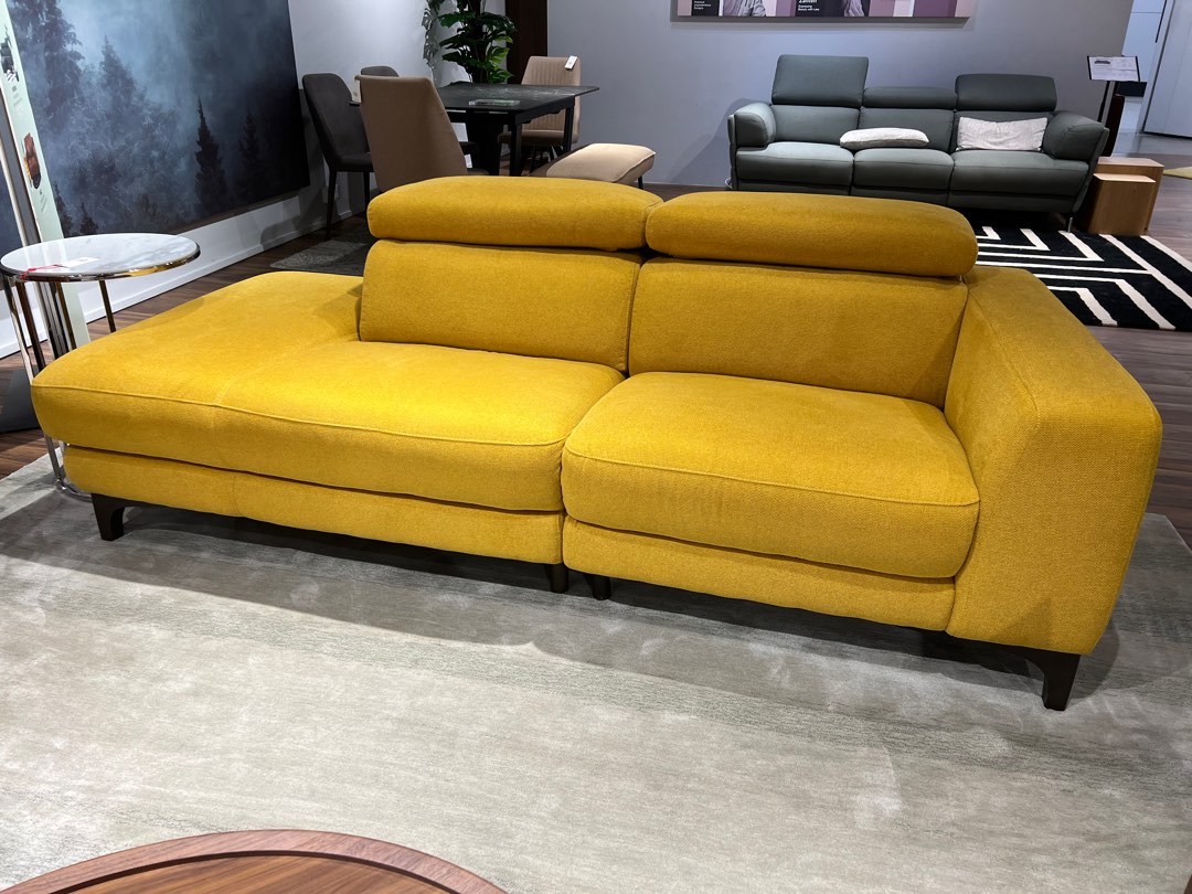Unique sunflower sofa ( showroom display set), Furniture & Home Living ...