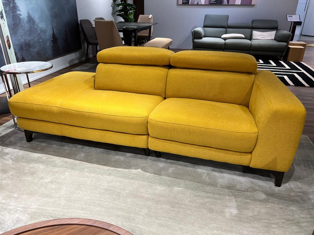 Unique sunflower sofa ( showroom display set), Furniture & Home Living ...