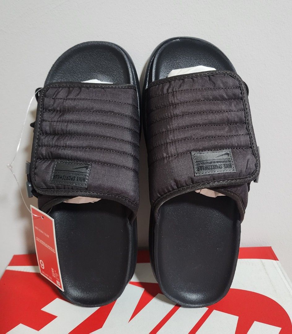 Nike top velvet slides