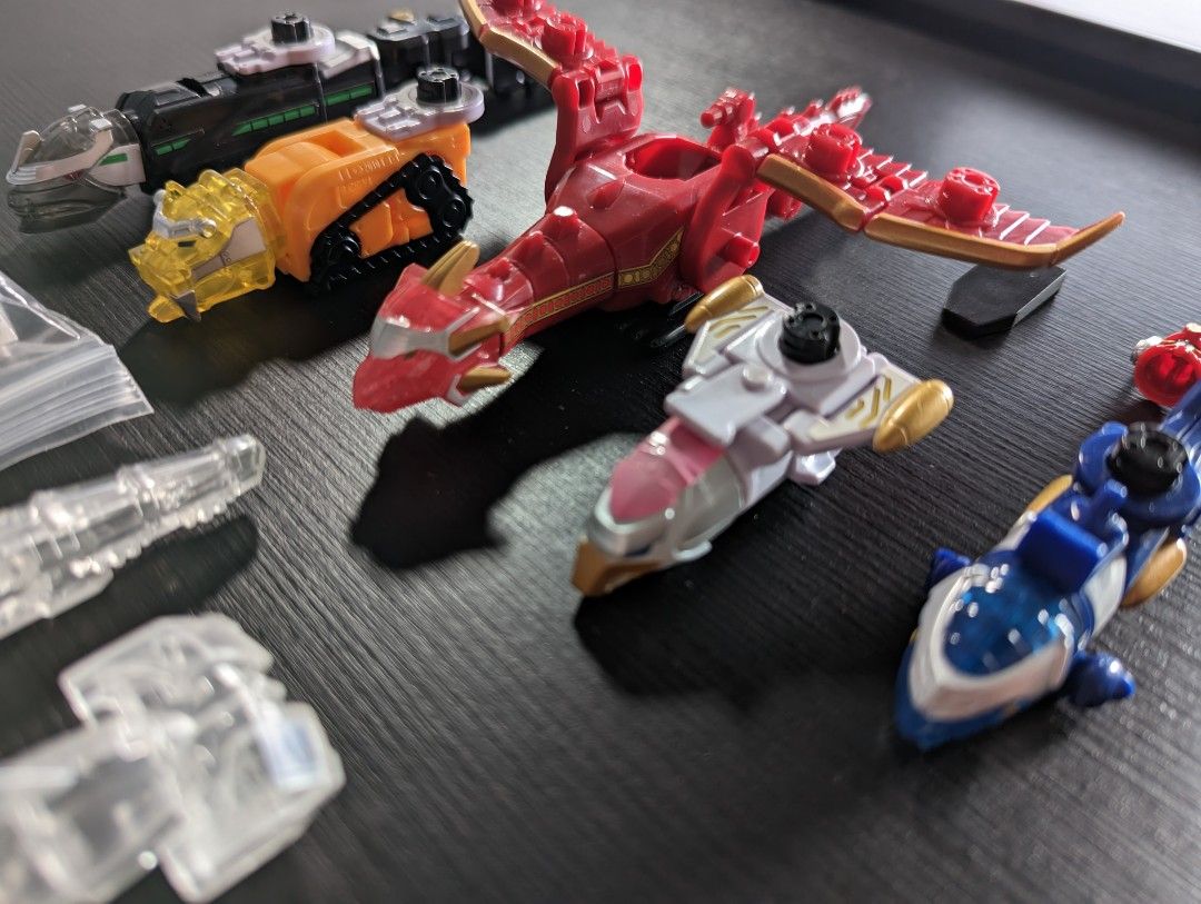 BANDAI GASHAPON Super Sentai Tensou Sentai Goseiger Set Gosei Great NEW ...