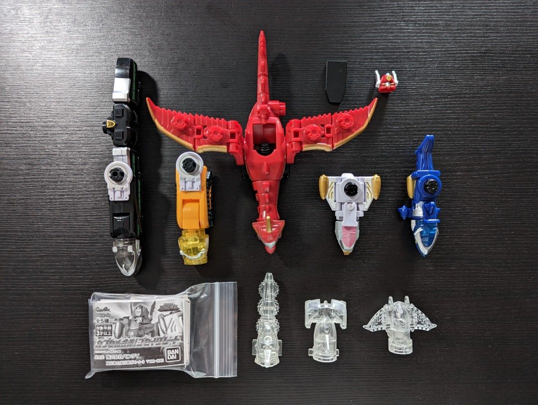 BANDAI GASHAPON Super Sentai Tensou Sentai Goseiger Set Gosei Great NEW ...