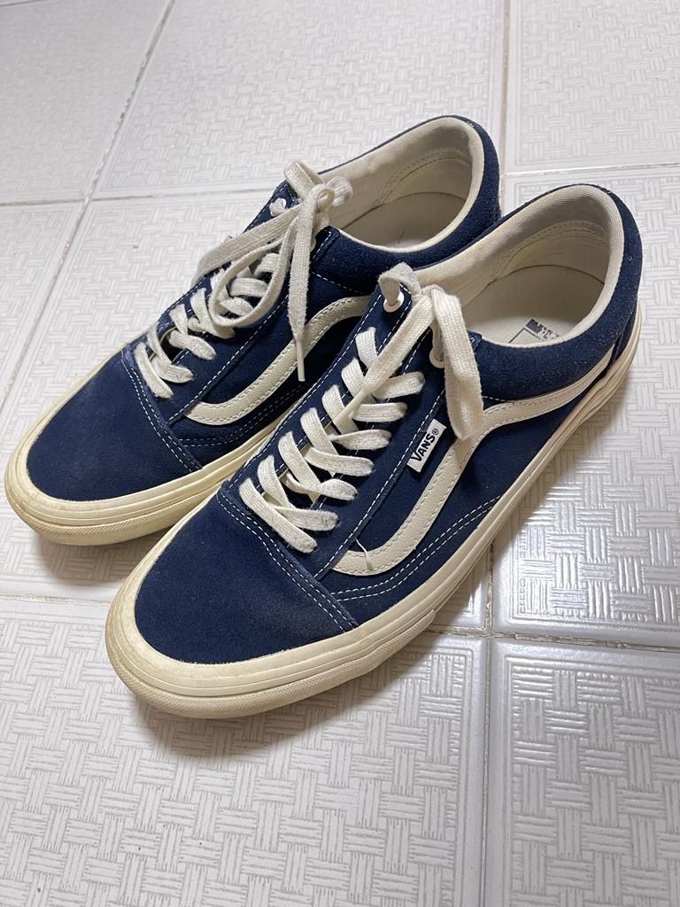 Blue suede vans old skool sales