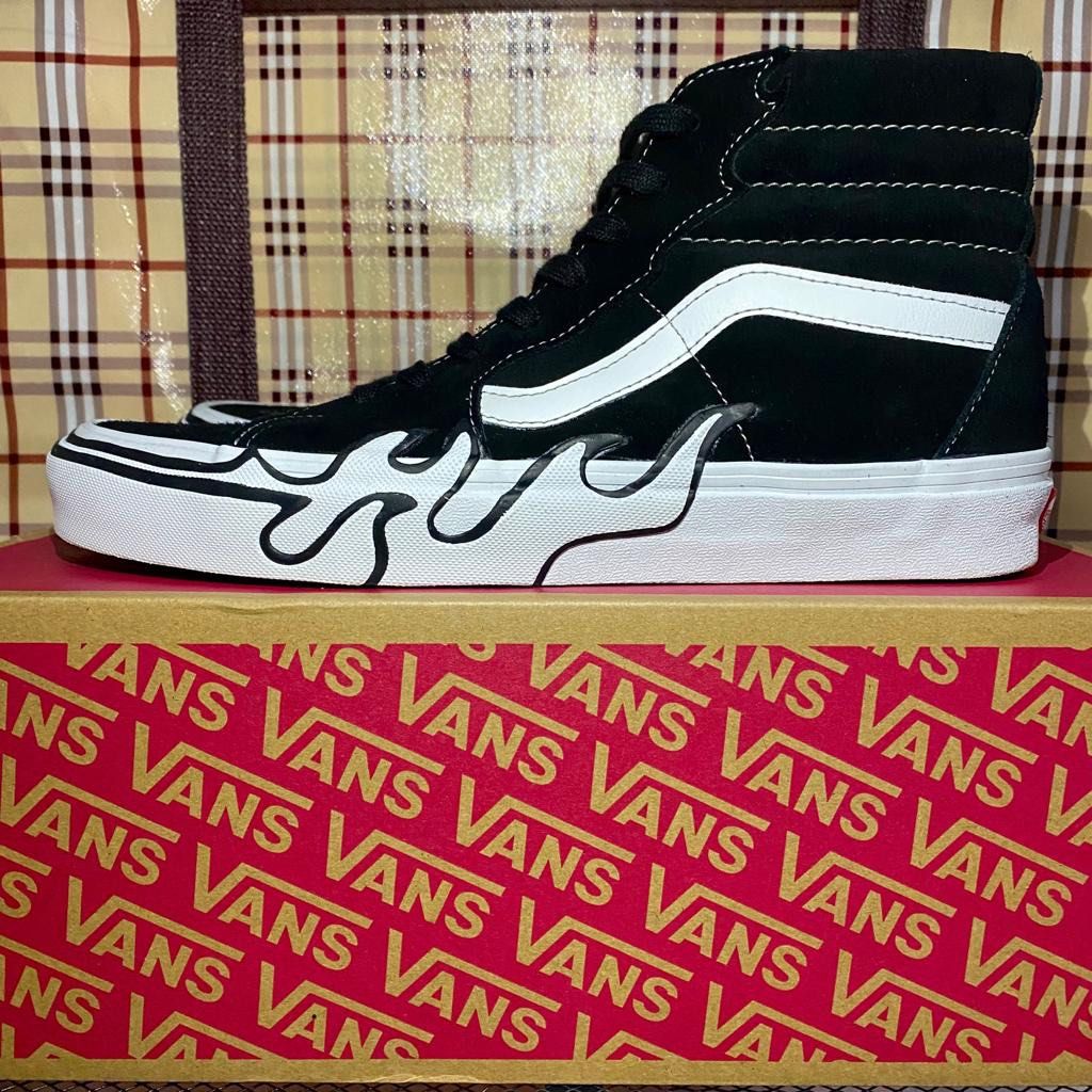 Fire vans high tops top