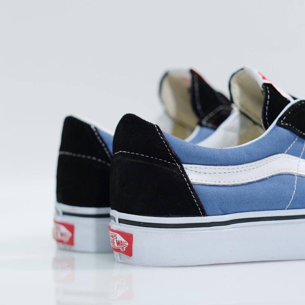 Vans Sk8 Low Classic Navy White on Carousell