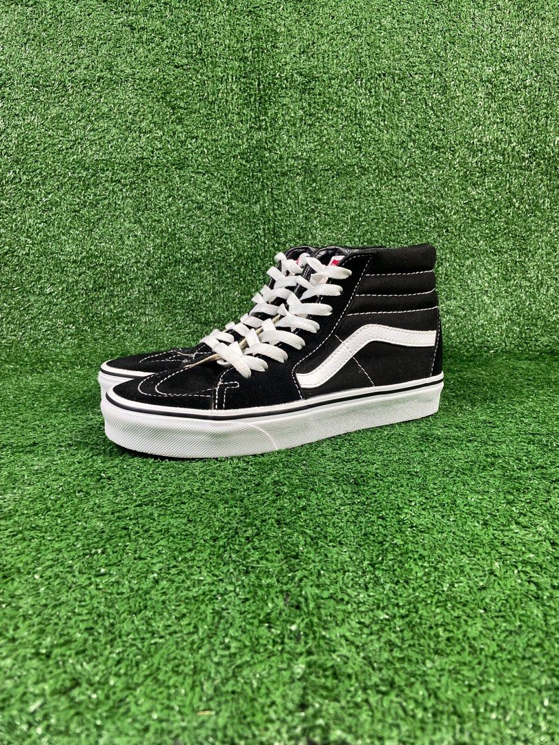 Vans Sk8 Hi Black White Women s Fashion Footwear Sneakers on
