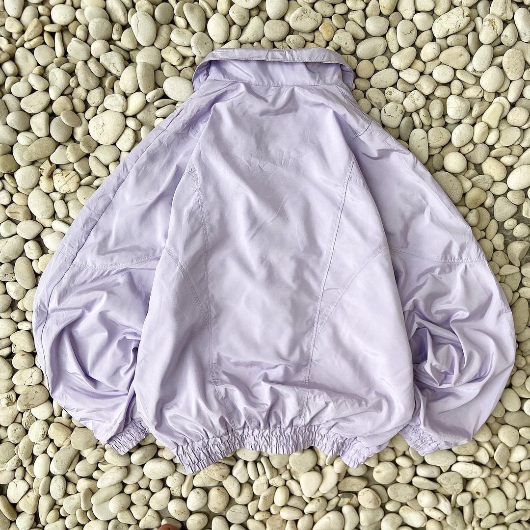 Vintage ellesse lilac colour windbreaker jacket Fesyen Pria