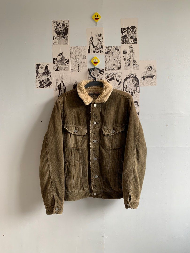 Vintage Lee Storm Rider Corduroy Sherpa Jacket