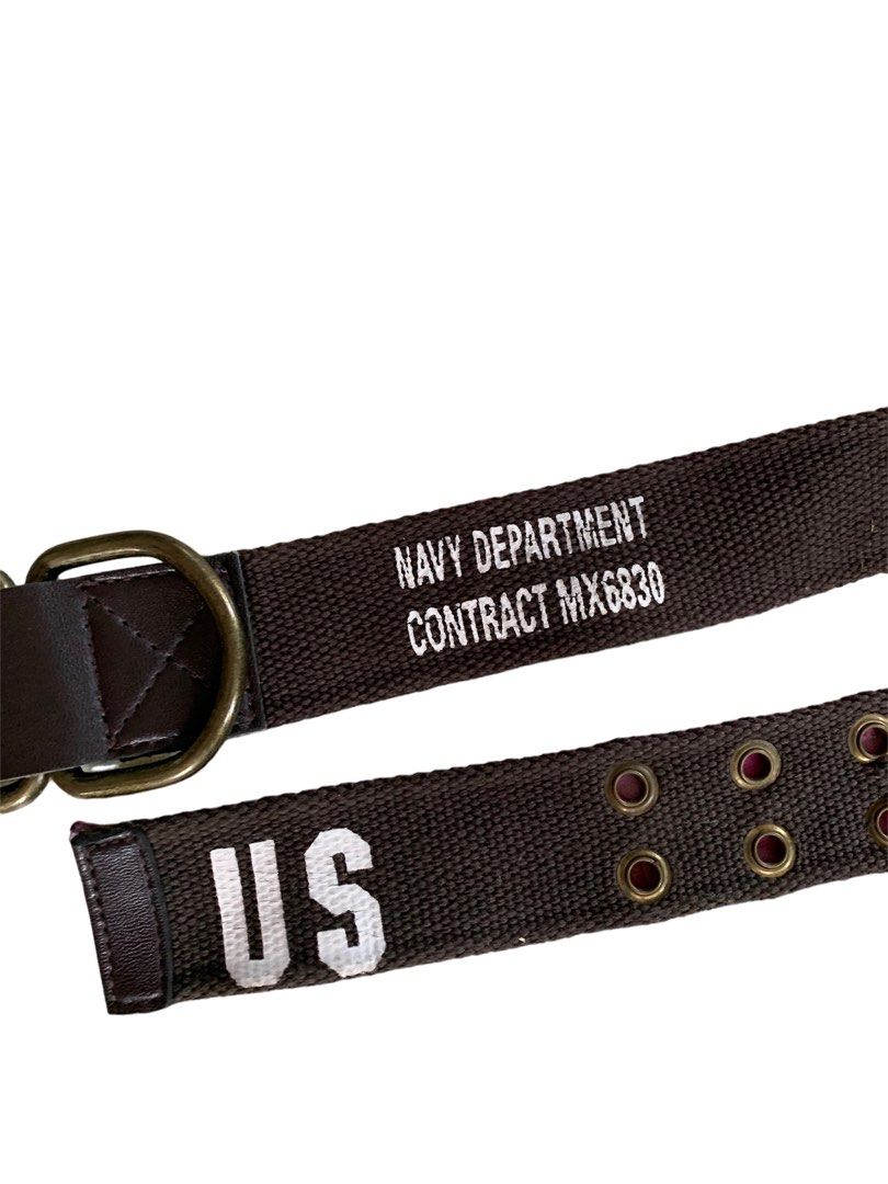 Bullock Belt - Keeneland Khaki with Nautical Flags