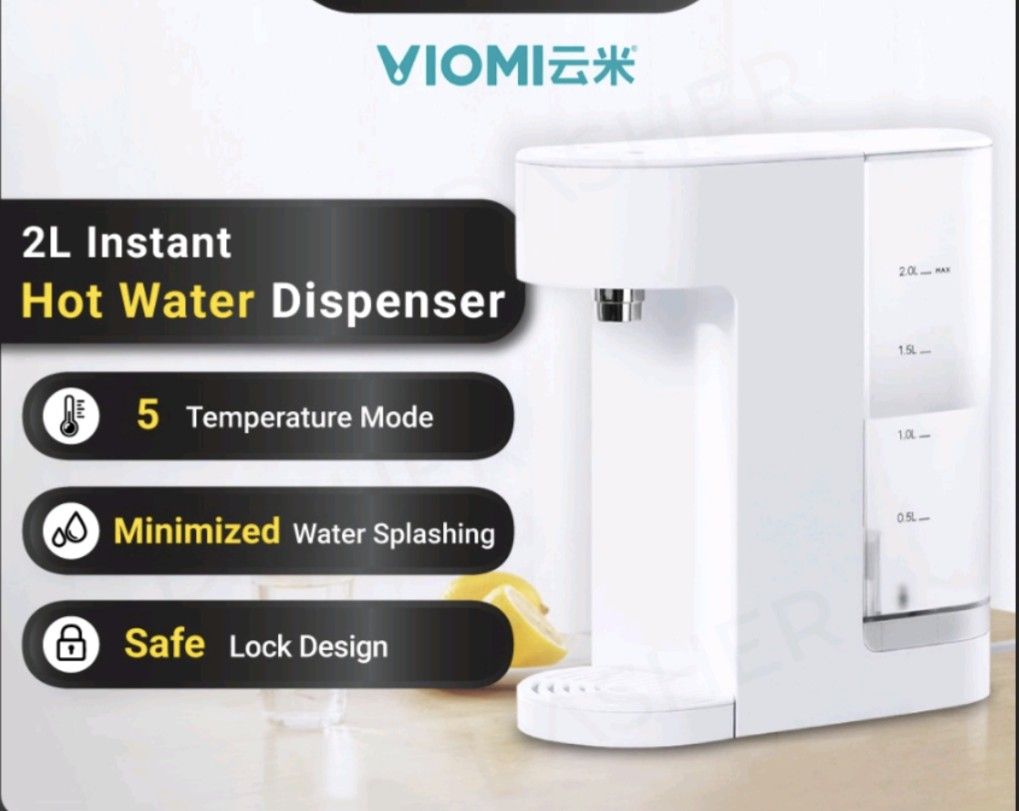 Viomi 2L water dispenser, TV & Home Appliances, Other Home Appliances