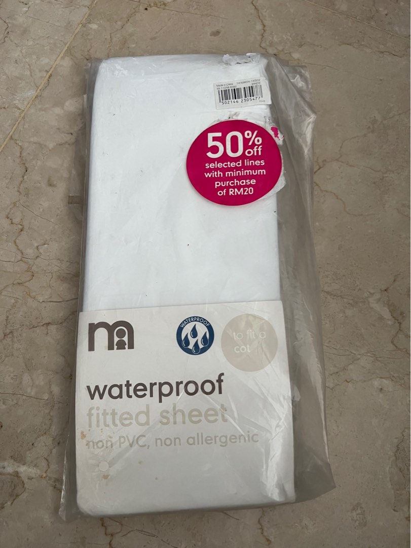 Waterproof sheet for baby cot, Babies & Kids, Baby Nursery & Kids
