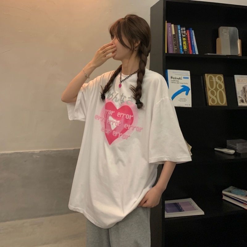 white oversized tee, Women's Fashion, Tops, Shirts on Carousell