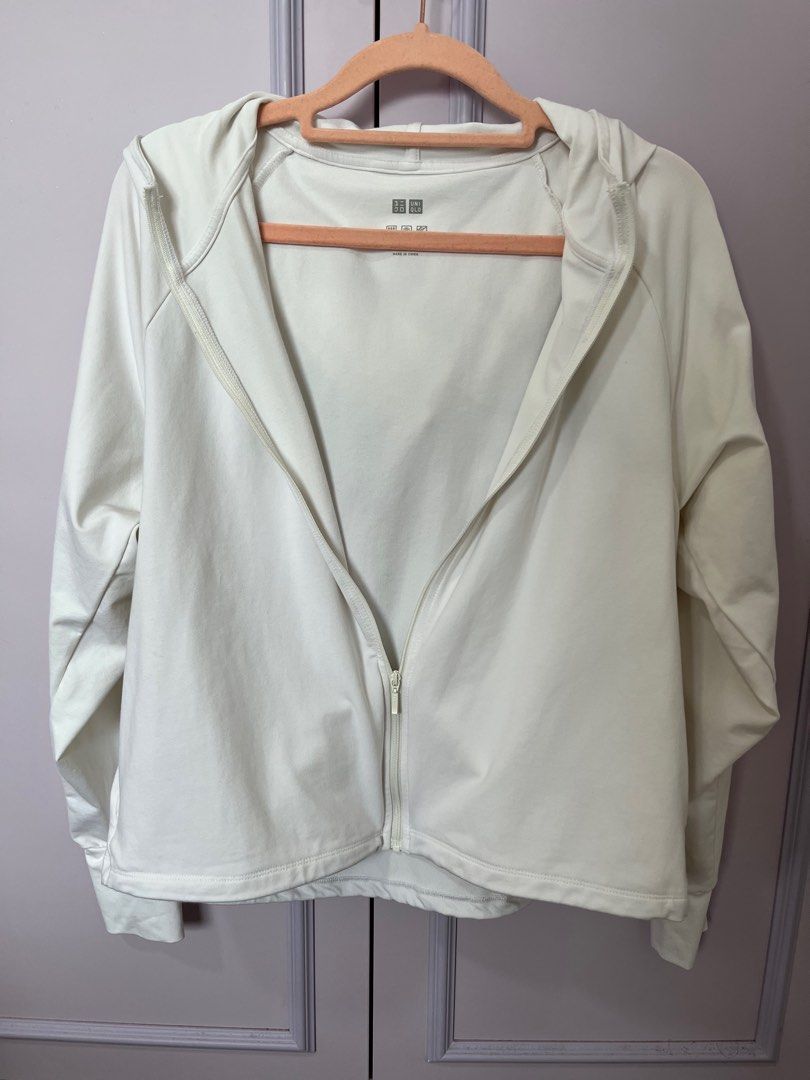 White top athletic jacket