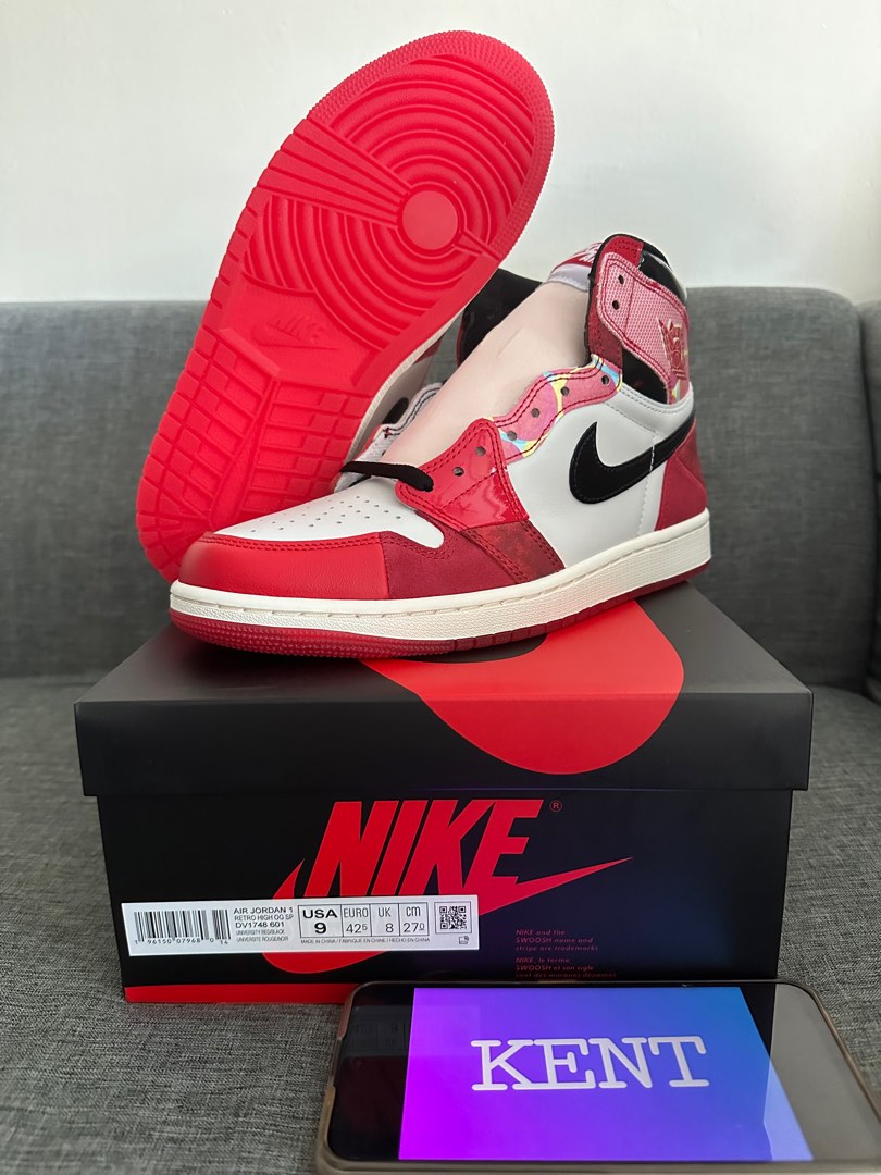 Air jordan 1 deals spiderman uk