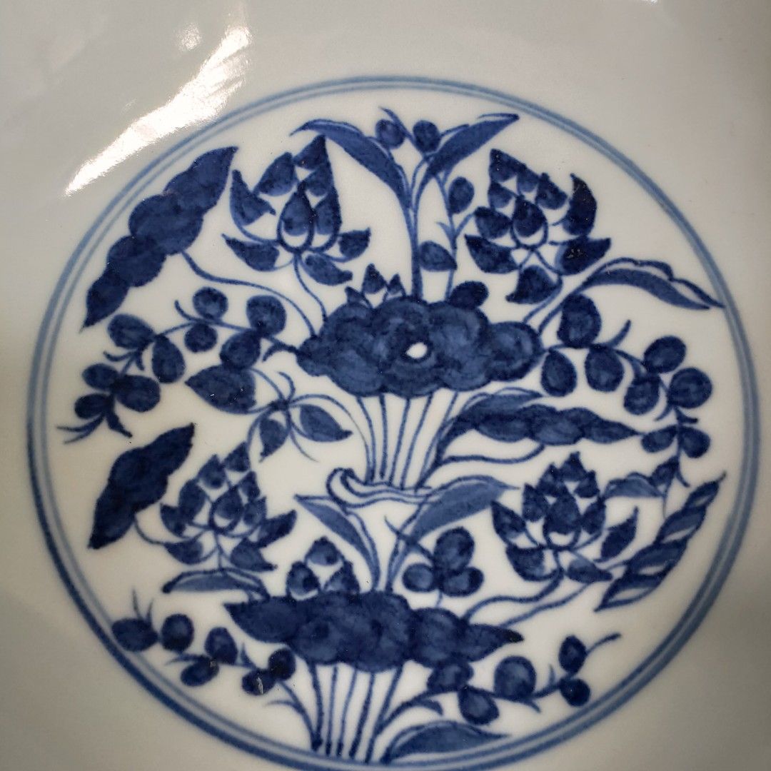 Yuan dynasty 14th century period made ceramic bowl 9in cross. 元代 
