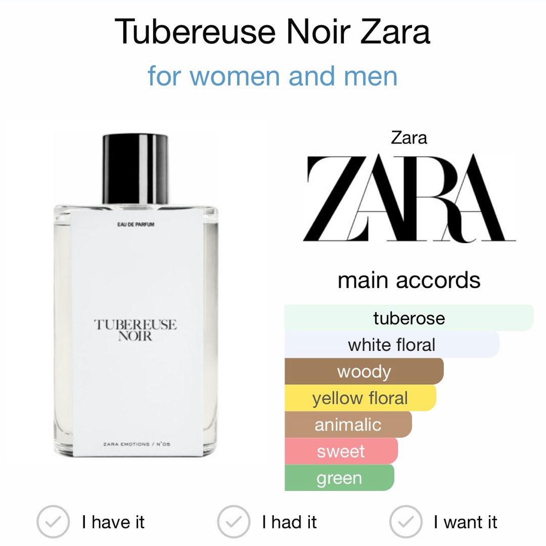 Zara jo hotsell malone tuberose noir