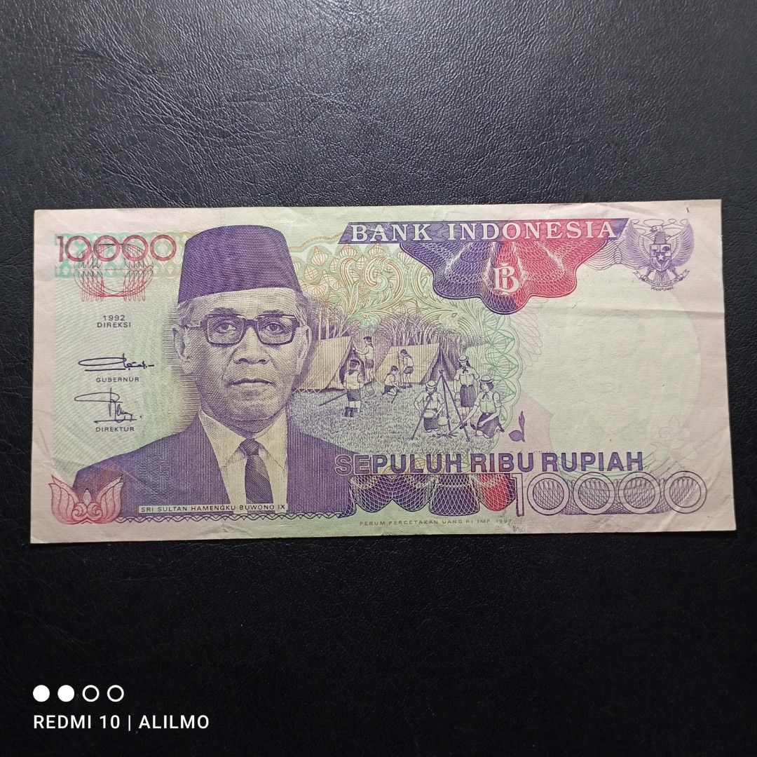 10000 Rupiah Hamengkubuwono Uang Lama Tahun 1992 On Carousell 10000-rupiah-hamengkubuwono-uang-lama-tahun-1992-on-carousell