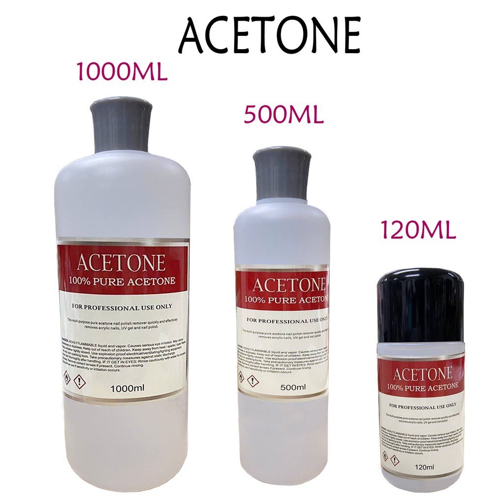 100% Pure Acetone Multi purpose Professional use Salon Grade, Beauty ...