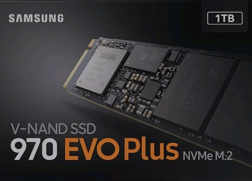 Samsung Solid State Drive 970 EVO Plus NVMe M.2 1TB -MZ-V7S1T0B/AM
