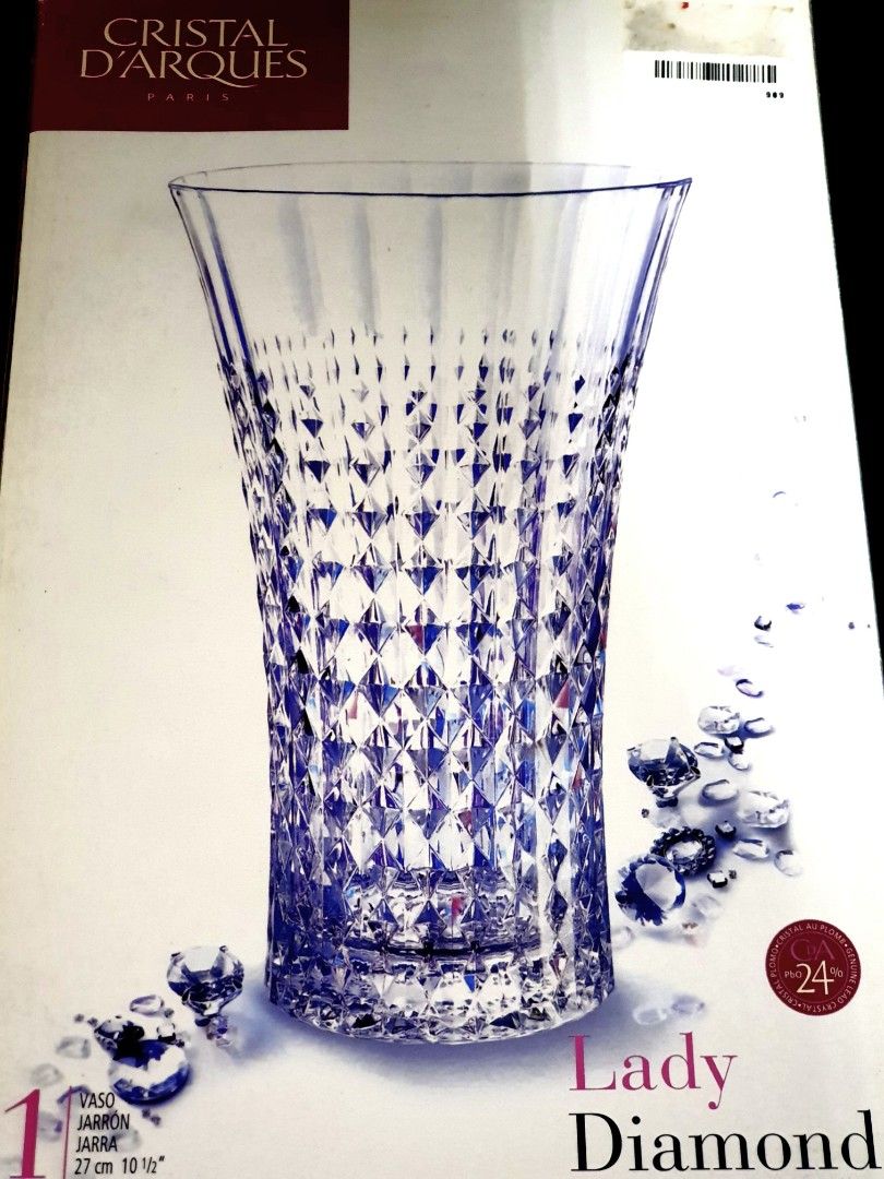Cristal d'Arques Paris - Collection Longchamp - 6 verres bas 32cl en