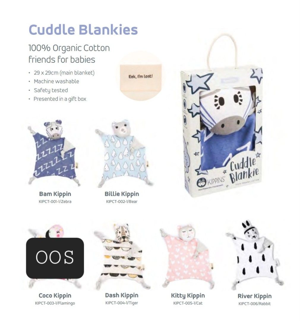 Kippins shop cuddle blanket