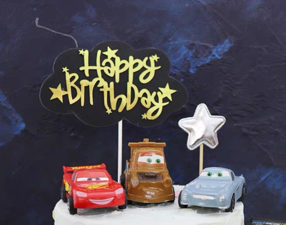Cars Edible Image Cake Topper Personalized Birthday Sheet Custom Frost -  PartyCreationz