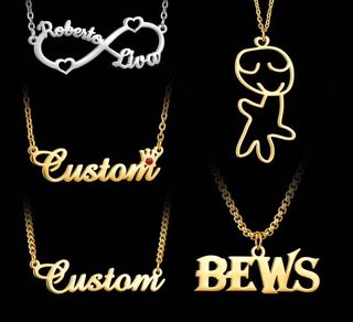 訂製(2-3weeks) 名字 頸鏈 手鏈 腳鏈 DIY 男女 結業 執笠 清貨 仙氣 女神 日韓 歐美 簡約 文青 型潮 節日 生日 禮物64230510409219110