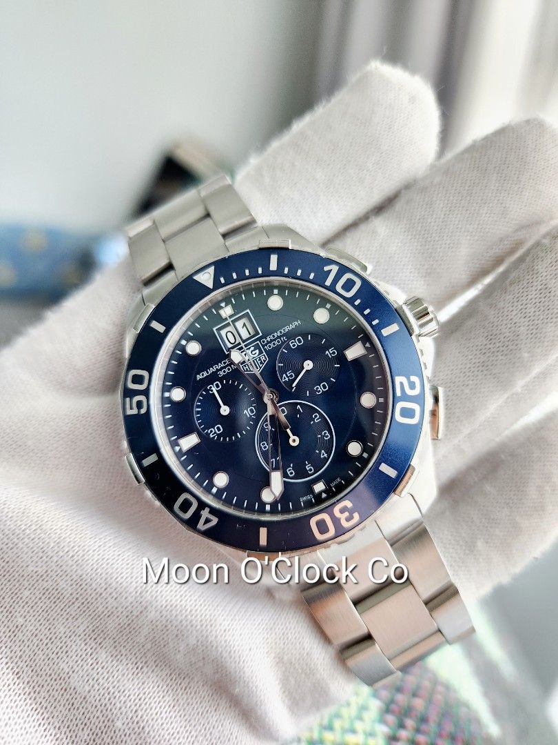 Tag heuer shop aquaracer 43mm blue