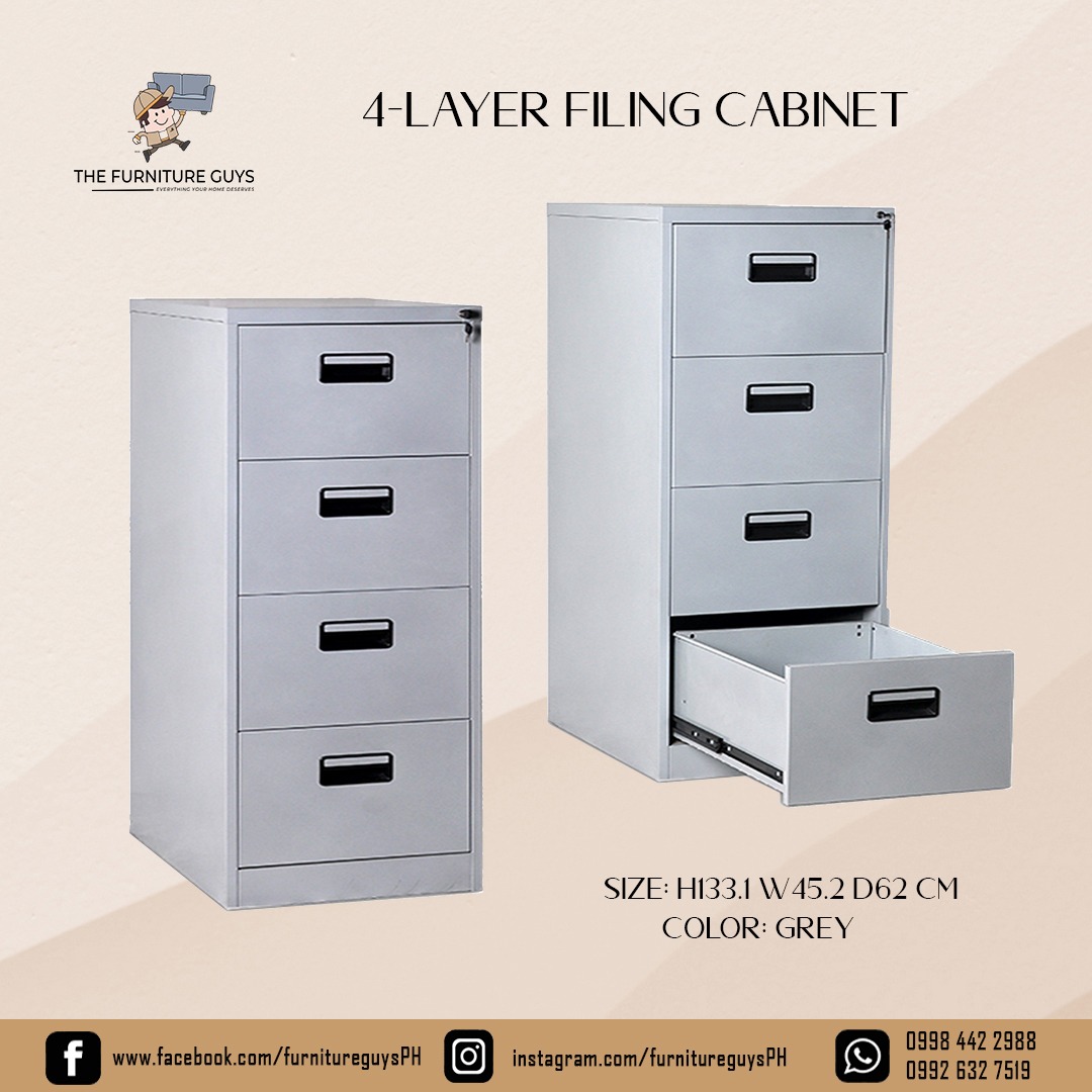 4 layer steel shop cabinet