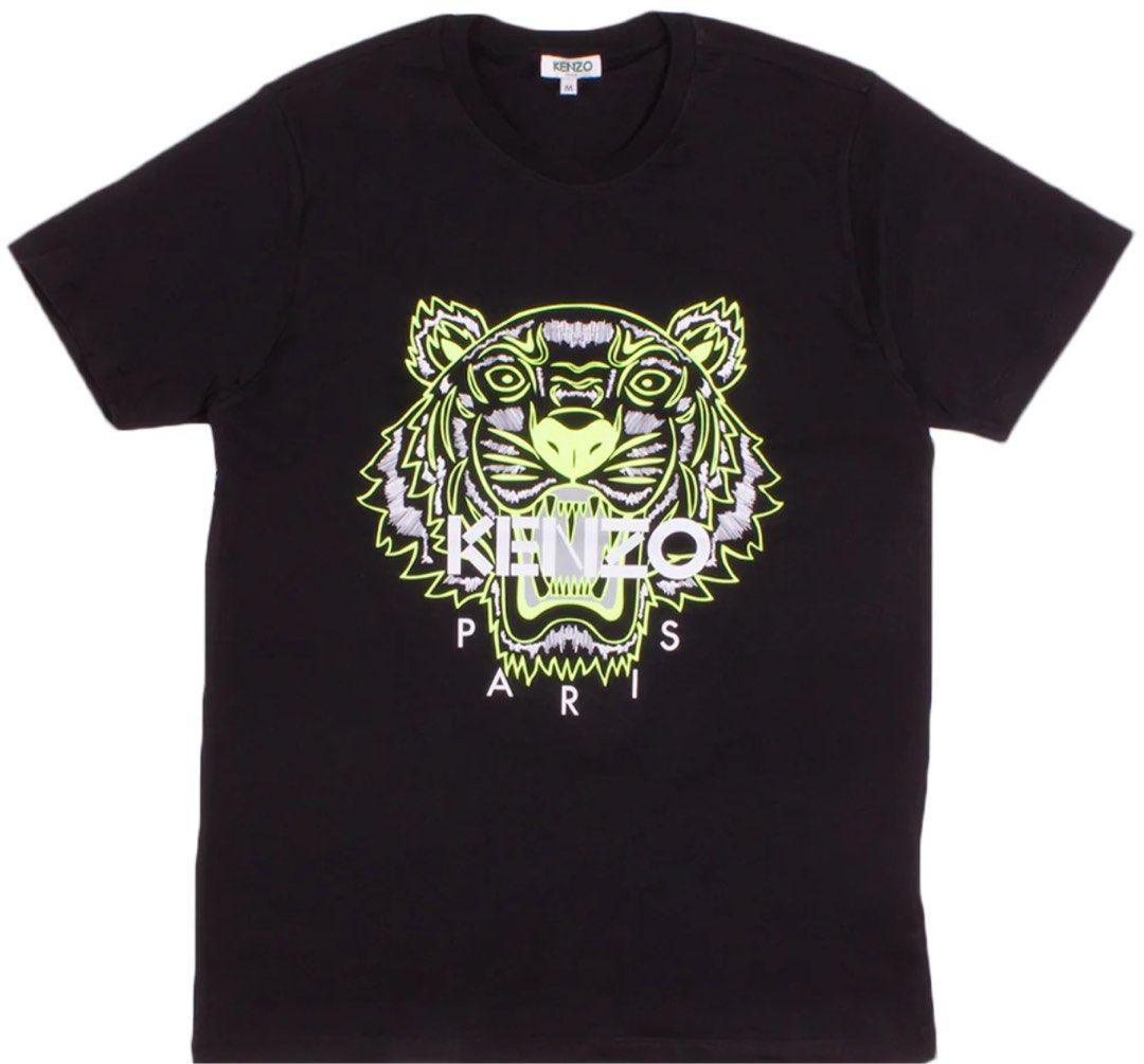 Kenzo yellow tiger discount t shirt
