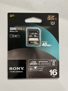全新 Sony SDHC UHS-I 16Gb記憶卡