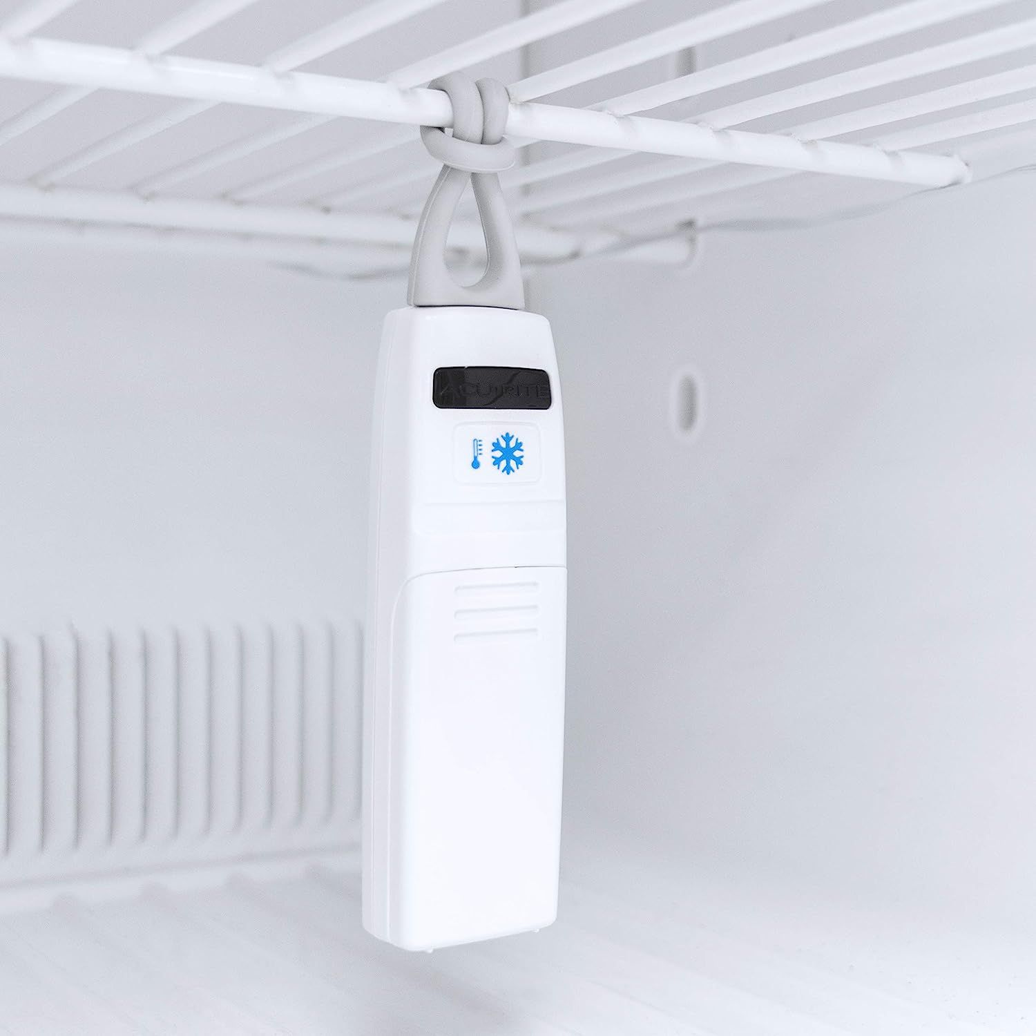 AcuRite Digital Wireless Fridge and Freezer Thermometer with Alarm, Max