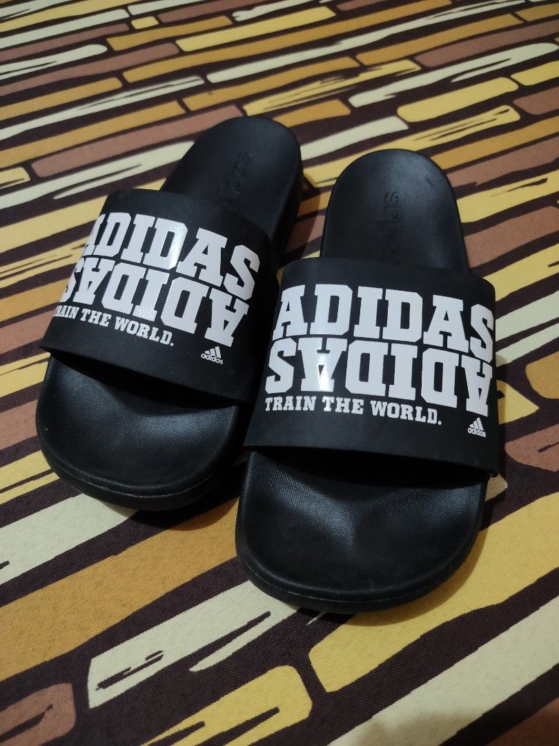 Adidas train the world slides hotsell