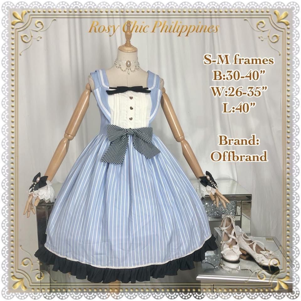 Alice in Wonderland Blue Lolita JSK Dress, Women's Fashion, Dresses & Sets,  Dresses on Carousell