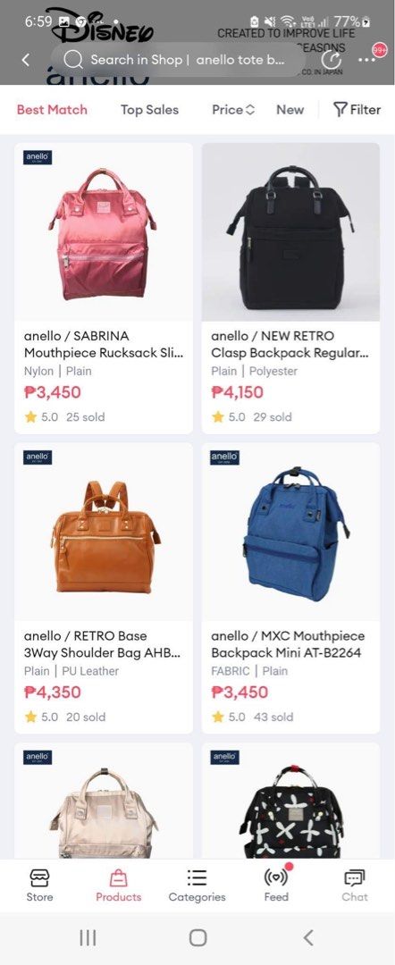 Anello Backpack Small MXC AT-B2264 Navy