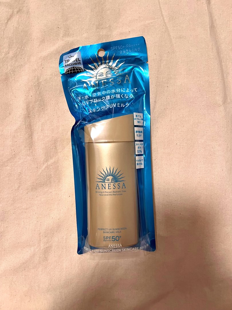 Anessa 90ml SPF 50+ Perfect UV Sunscreen Milk, Beauty & Personal Care ...