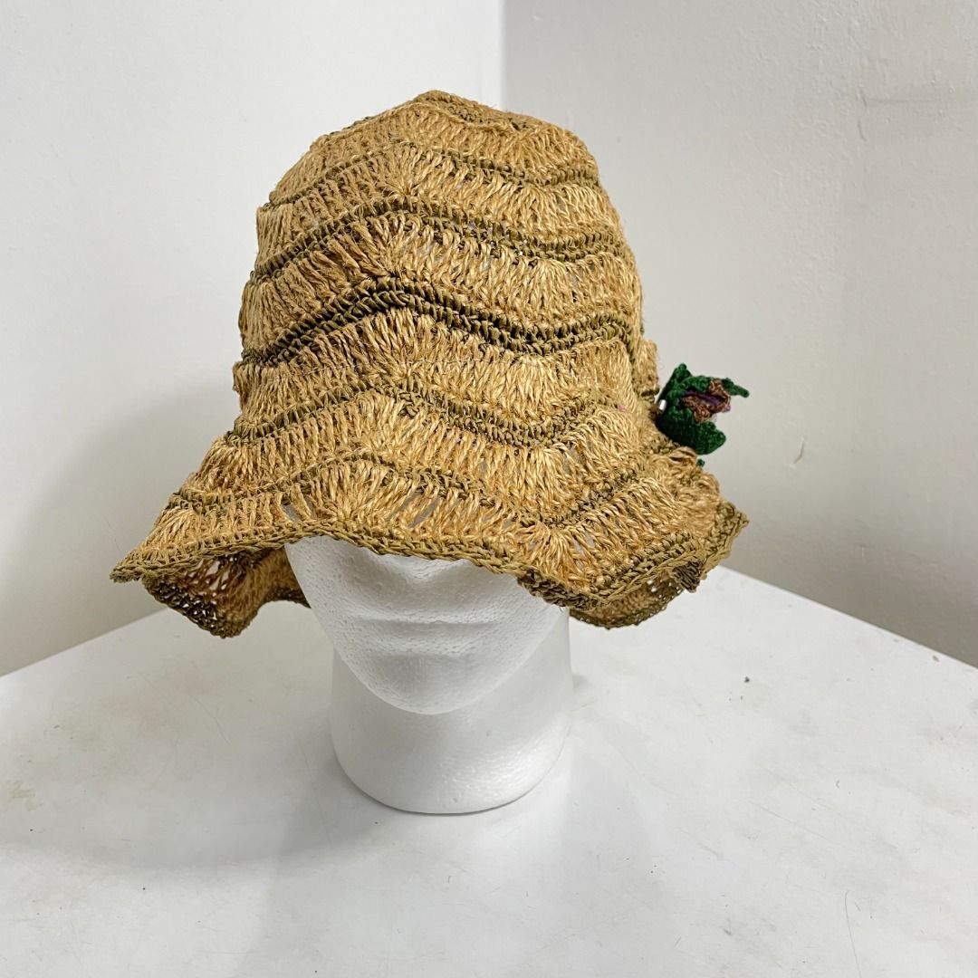 ANNA SUI BUCKET HAT FASHION DESIGNER VINTAGE JAPAN FASHION SIZE 58