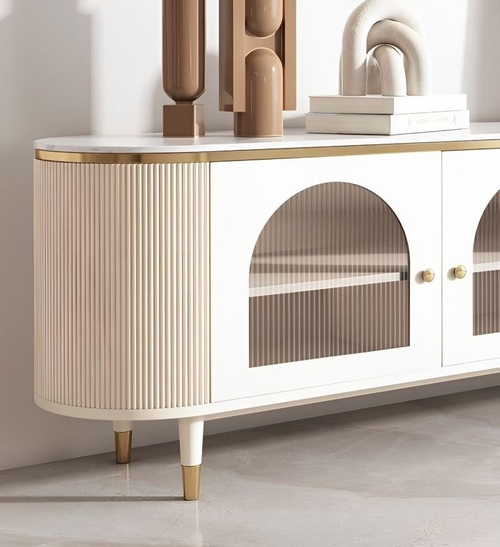 Arch-design TV Console Sideboard, Furniture & Home Living, Furniture ...
