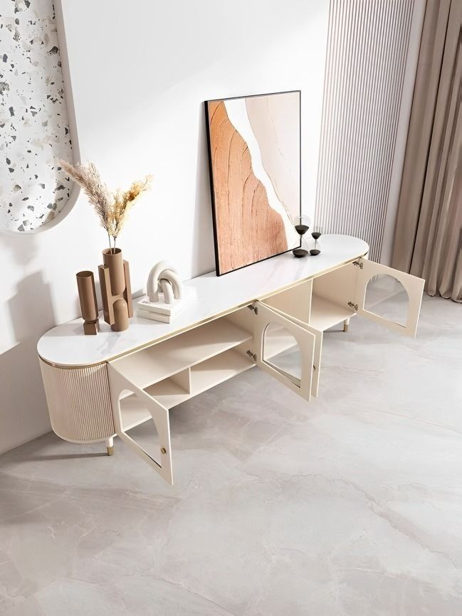 Arch-design TV Console Sideboard, Furniture & Home Living, Furniture ...