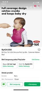 Art and feeding silicone bib mpasi