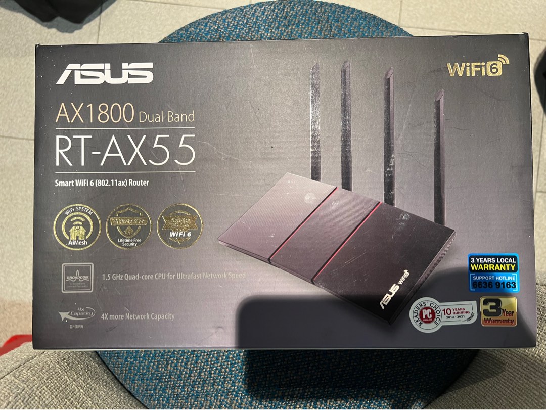 Asus RT-AX55 Router, Computers & Tech, Parts & Accessories, Networking ...