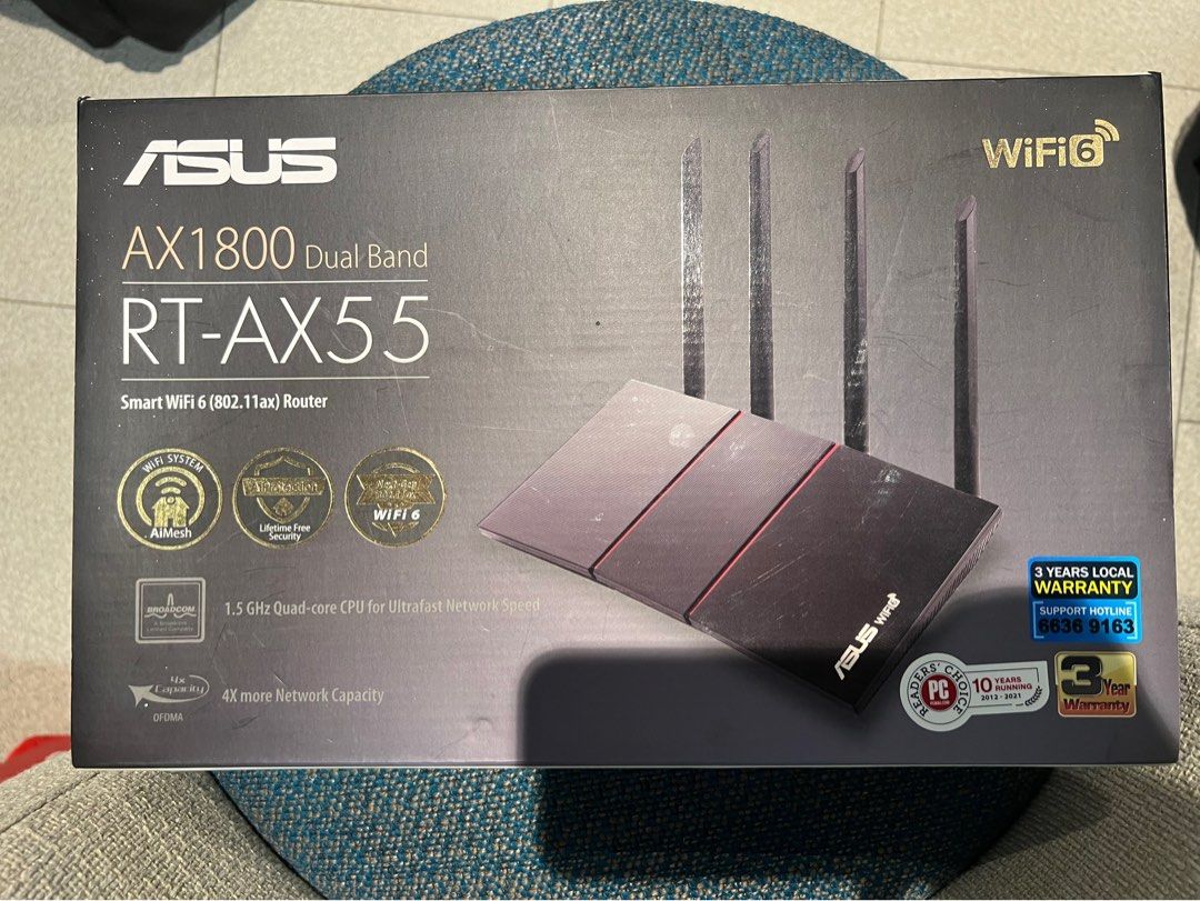 Asus RT-AX55 Router, Computers & Tech, Parts & Accessories, Networking ...