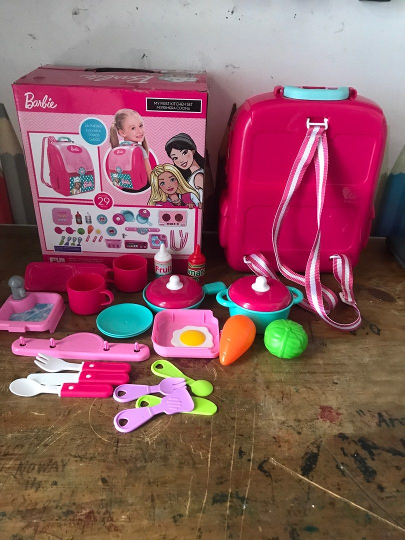 Authentic Barbie kitchen set on Carousell