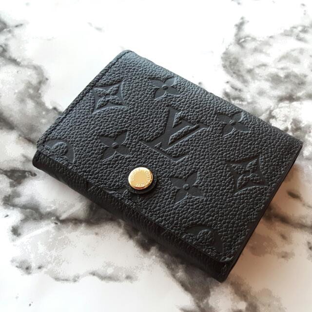 Authentic LV Card Wallet Black Empreinte, Luxury, Bags & Wallets