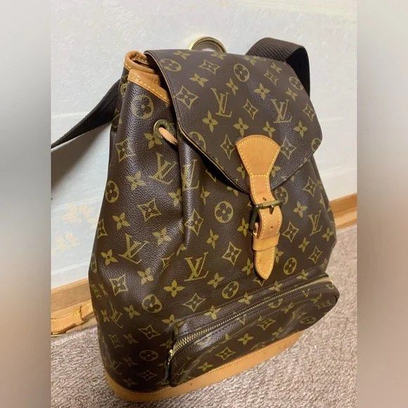 Louis Vuitton Large Monogram Montsouris GM Backpack Leather ref