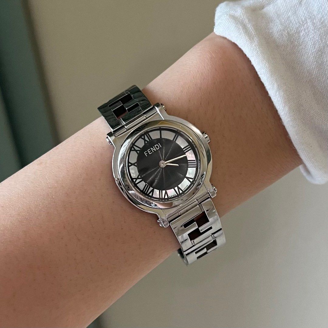 Black fendi watch Clearance