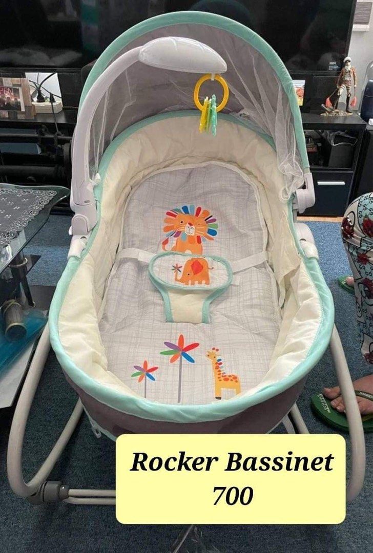 Nursery rocker shop with bassinet